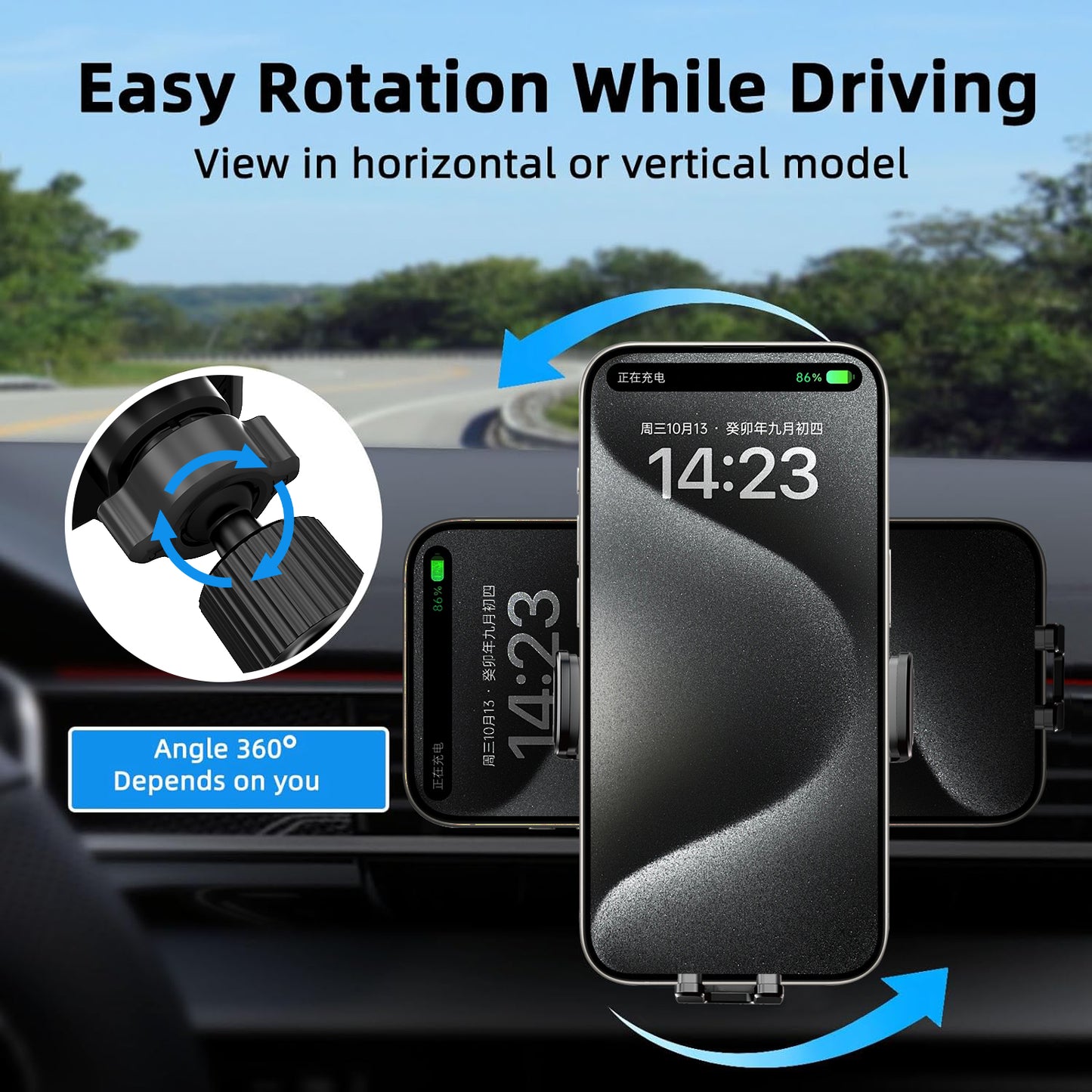 Universal Automatic Wireless Car Charger - CH-321