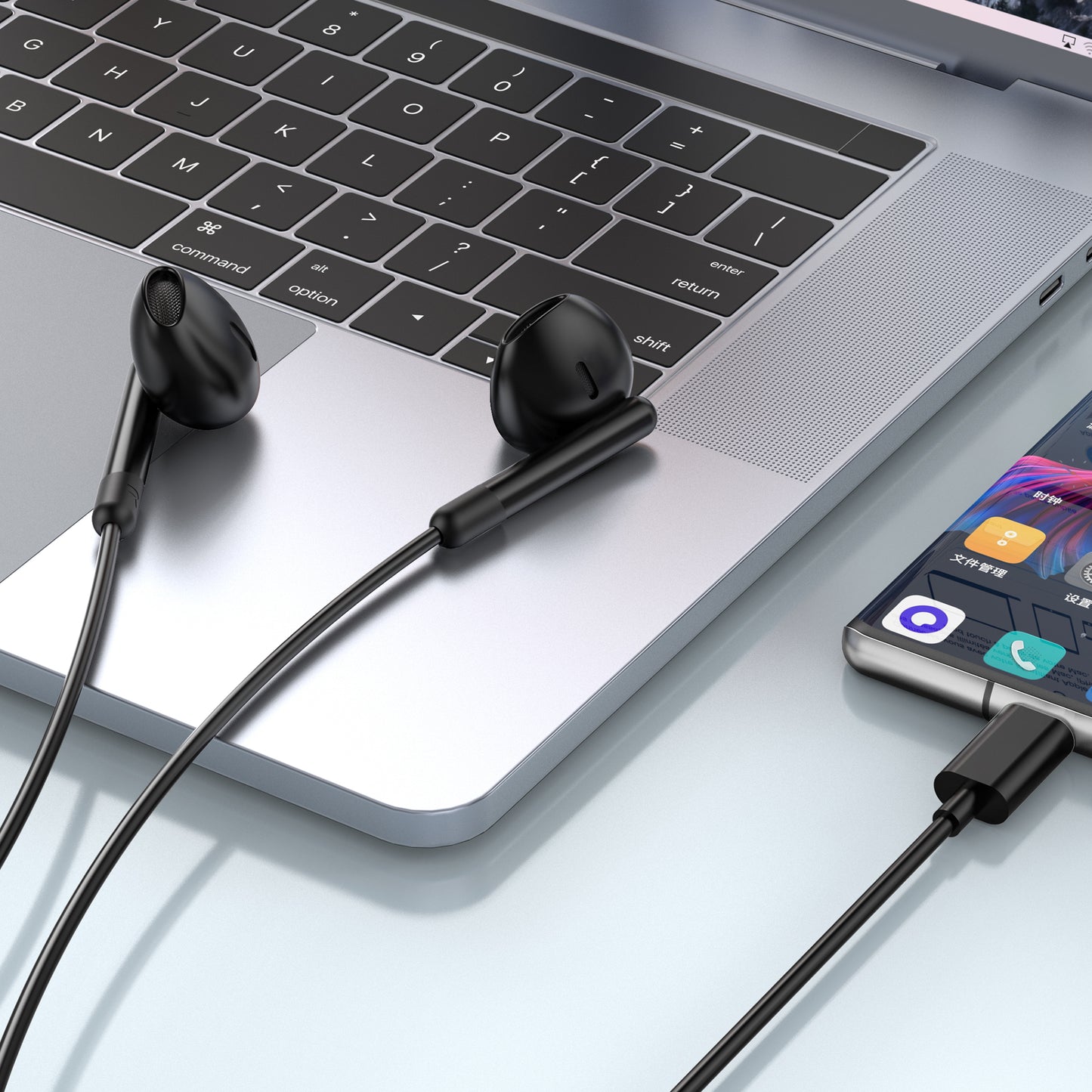 Type C Wired Earphone EB314 - Ergonomic Design with Wide Compatibility