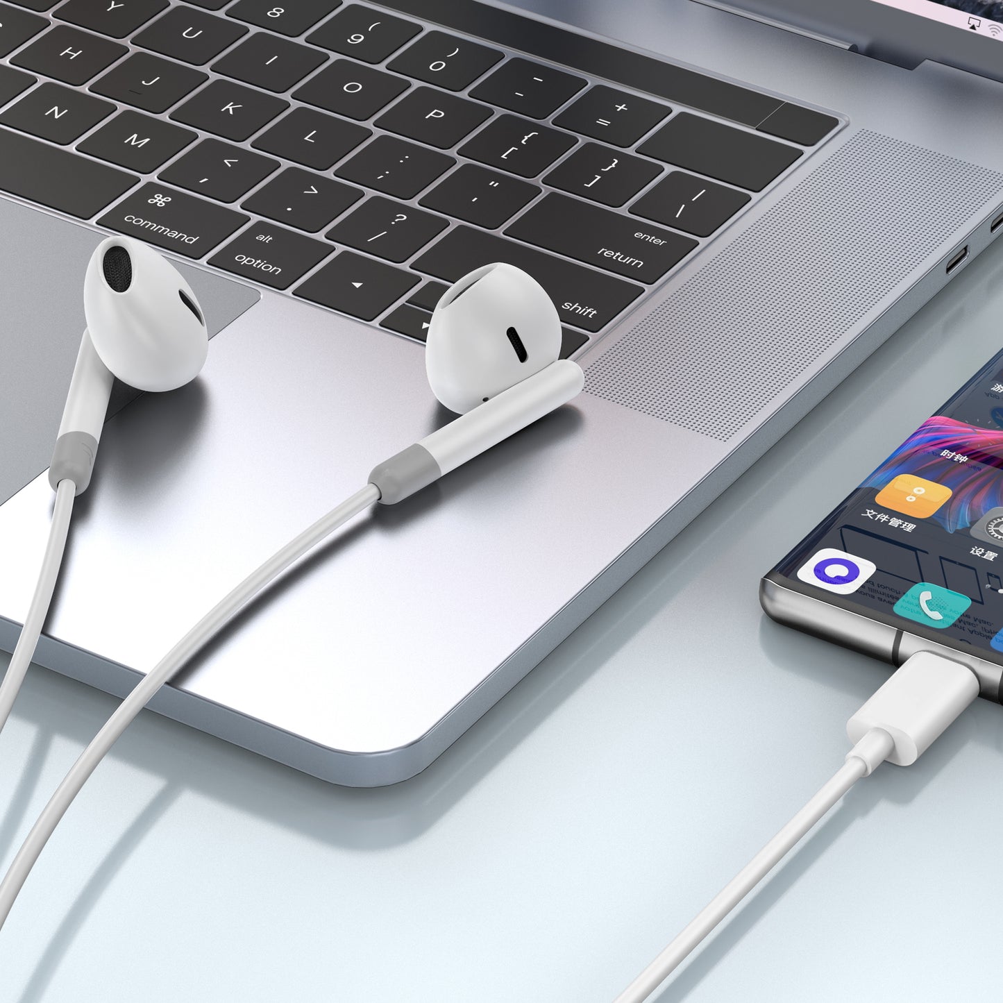 Type C Wired Earphone EB314 - Ergonomic Design with Wide Compatibility