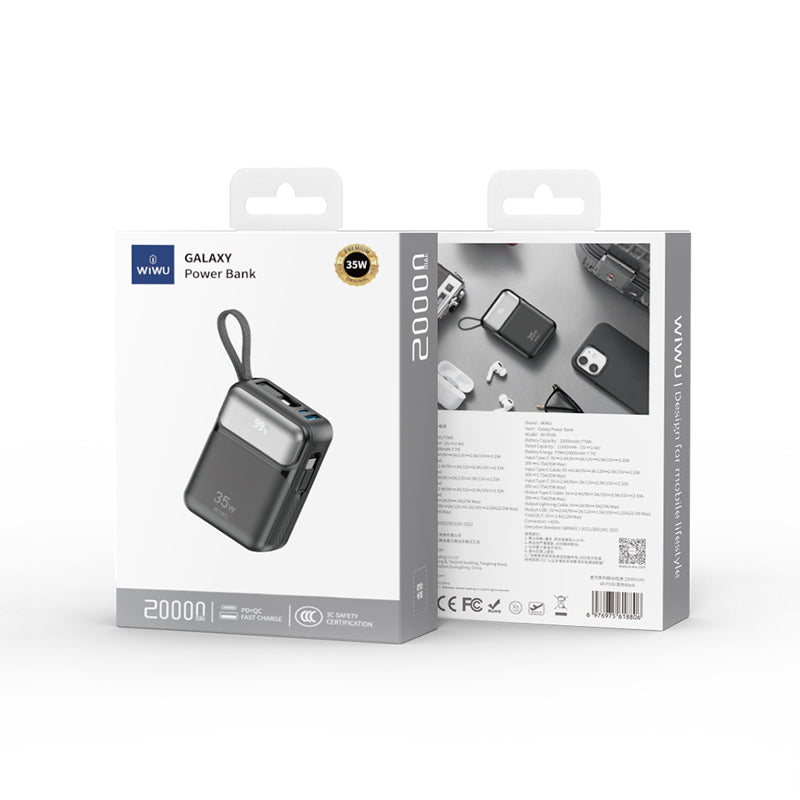 Galaxy Power Bank Wi-P036 - 20000mAh, 35W Fast Charging