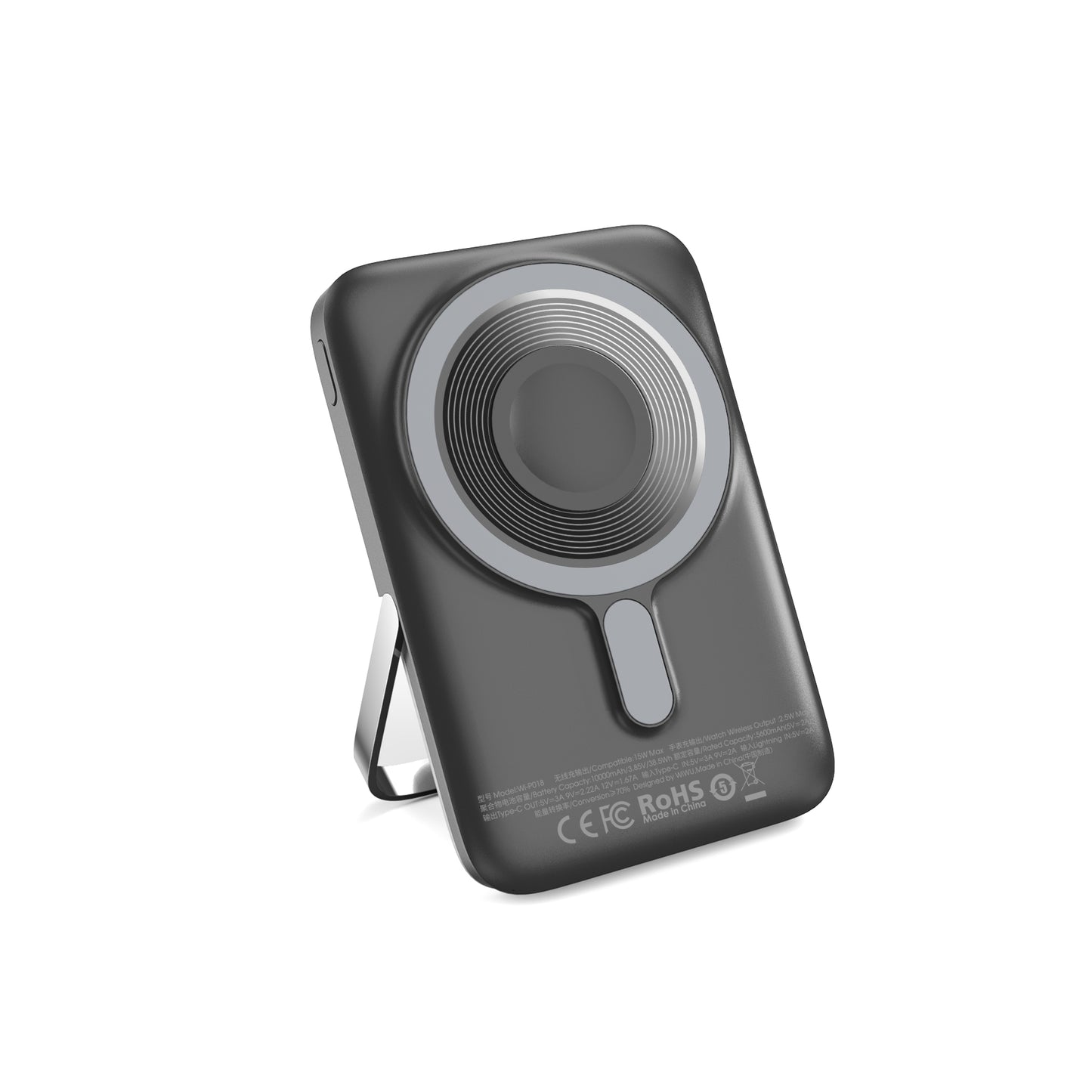 Wi-P018 Elite Power Bank - 10000mAh 3-in-1 Wireless Charging Power Bank