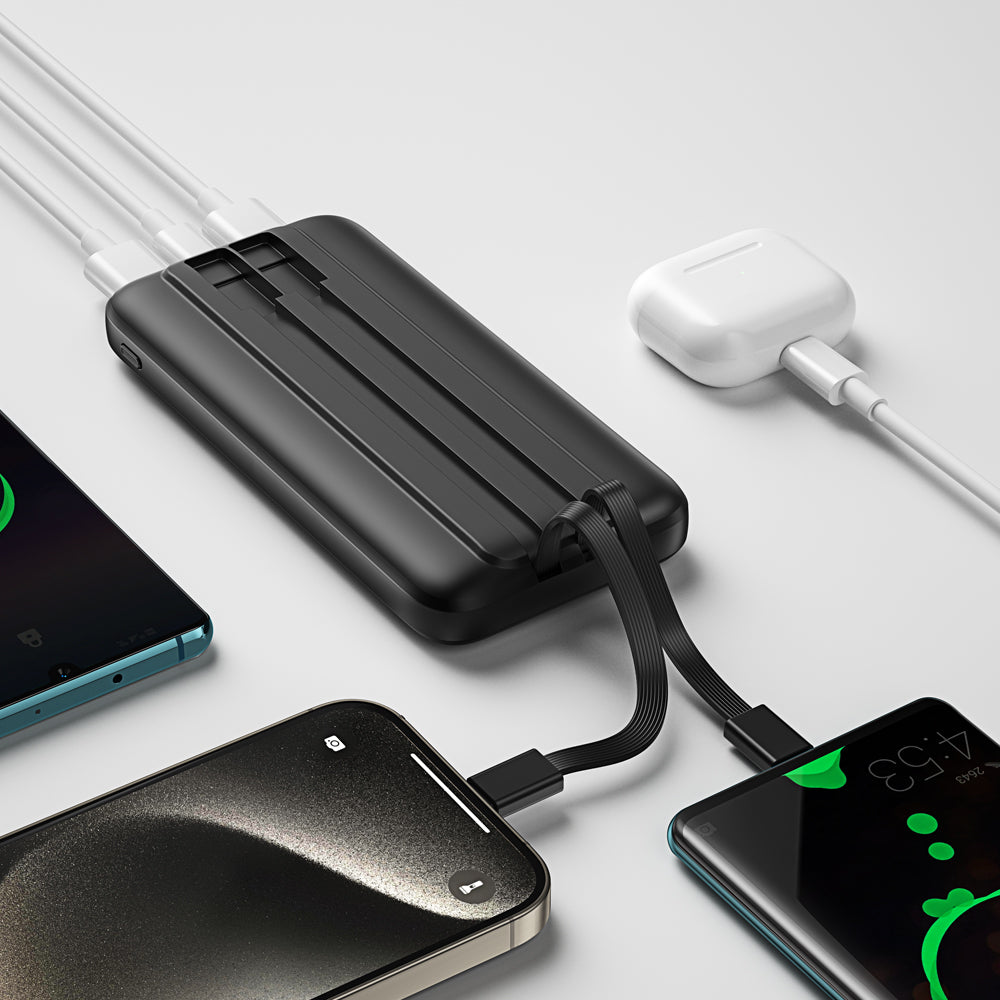 Wi-P021 10000mAh Power Bank - Fast Charging with Multiple Outputs