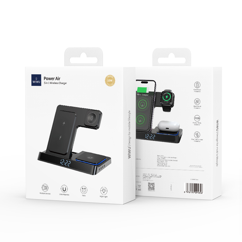 Wi-W006 5-in-1 Cableless Charger