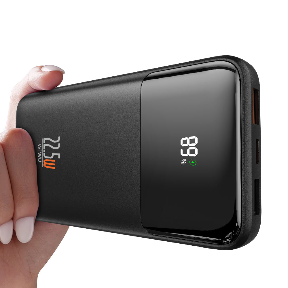 Wi-P021 10000mAh Power Bank - Fast Charging with Multiple Outputs