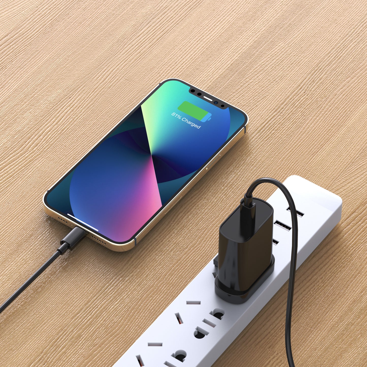 20W PD Charger + USB-C to Lightning Cable Set - Wi-U001 C-L (UK Plug)
