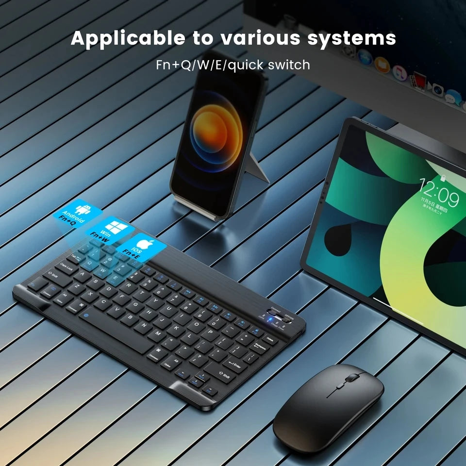 Ultra-Slim Wireless Mouse Keyboard Set