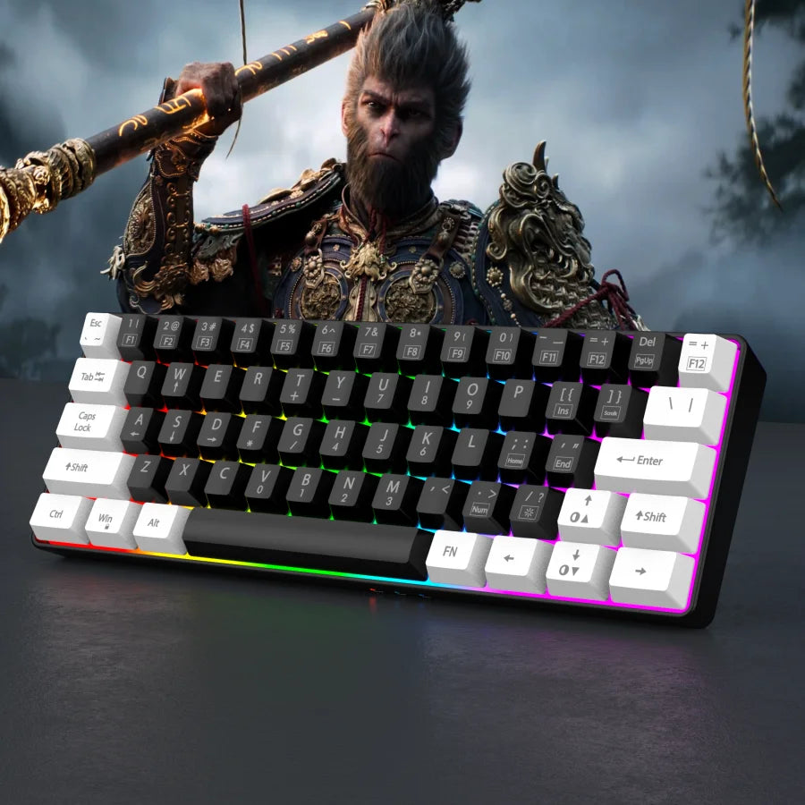 60% wired gaming keyboard