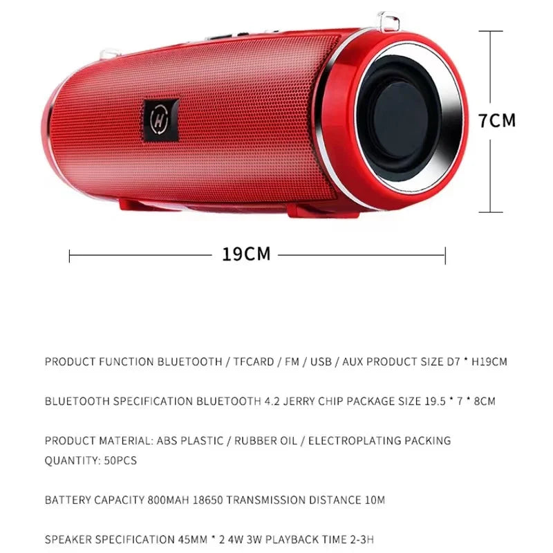 200W Portable Bluetooth Waterproof Subwoofer
