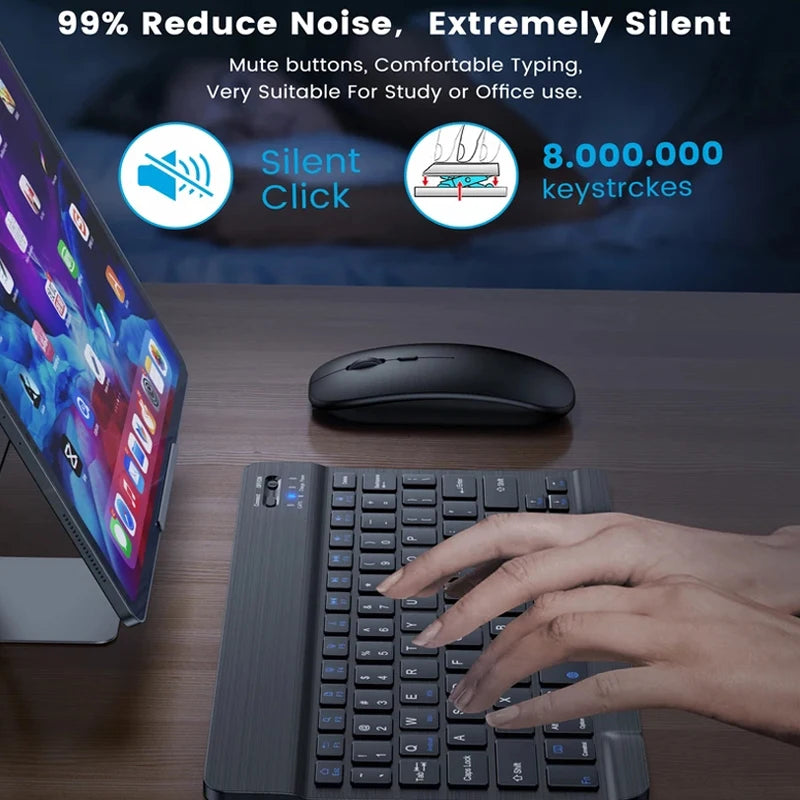 Ultra-Slim Wireless Mouse Keyboard Set