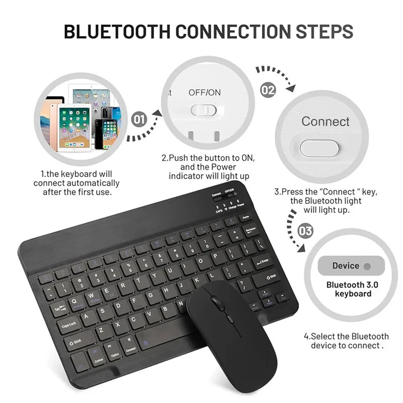 Ultra-Slim Wireless Mouse Keyboard Set