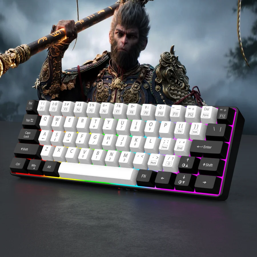 60% wired gaming keyboard